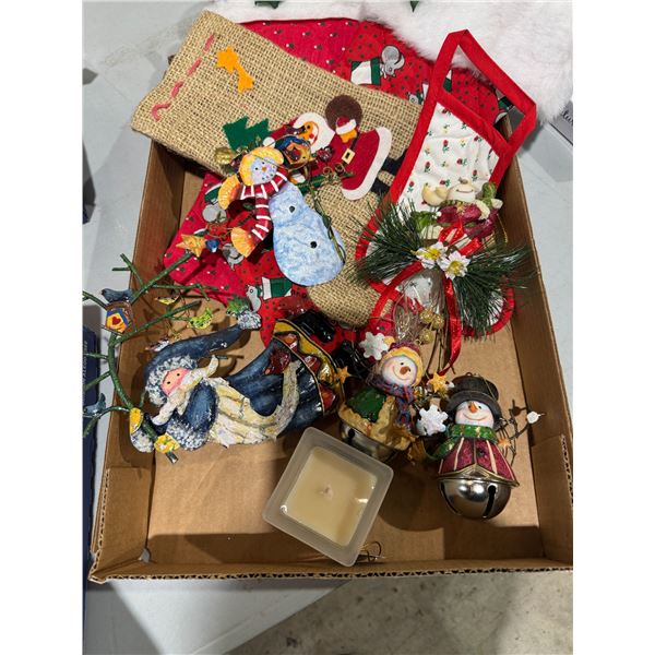 Christmas ornaments and stockings