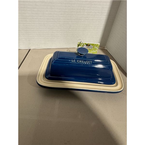 LE  CREUSET butter dish