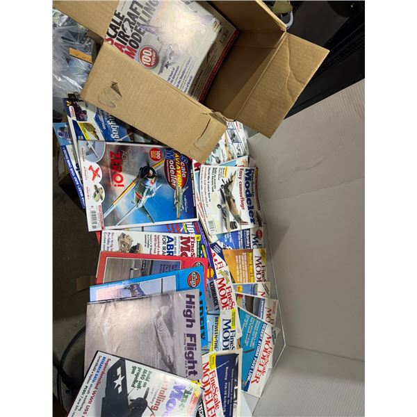 Find scale model or model, aircraft, and air fix and other magazines