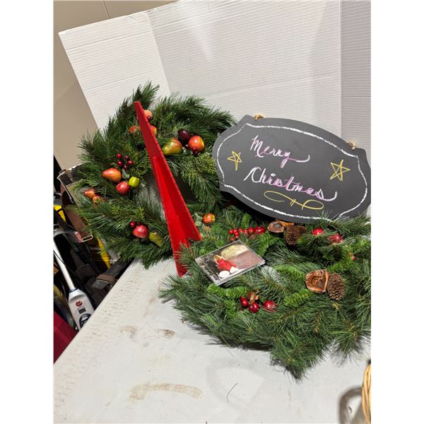 Wreaths and other decor