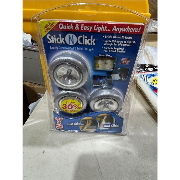 Stick n click lights