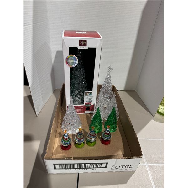 Light up Christmas tree trees