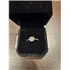 Image 1 : 0.5ct Simulated diamond halo ring
