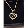 Image 3 : Simulated Diamond Mom Heart Necklace