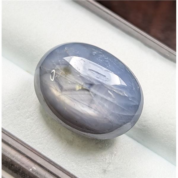 15.02 ct Certified Blue Sapphire gemstone ($13,518 Appraisal)