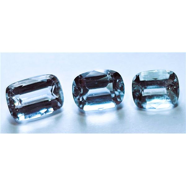 16.57 ct Certified Skardu Aquamarine gemstone PARCEL ($19,884 Appraisal)