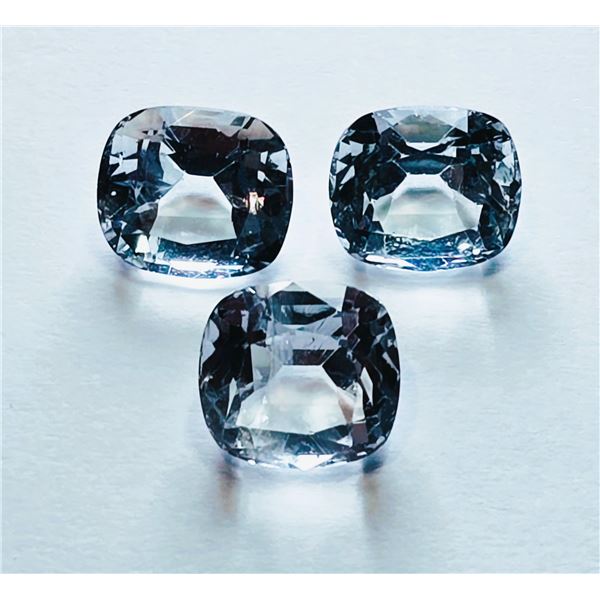 16.29 ct Certified Skardu Aquamarine gemstone Parcel ($9,980 Appraisal)