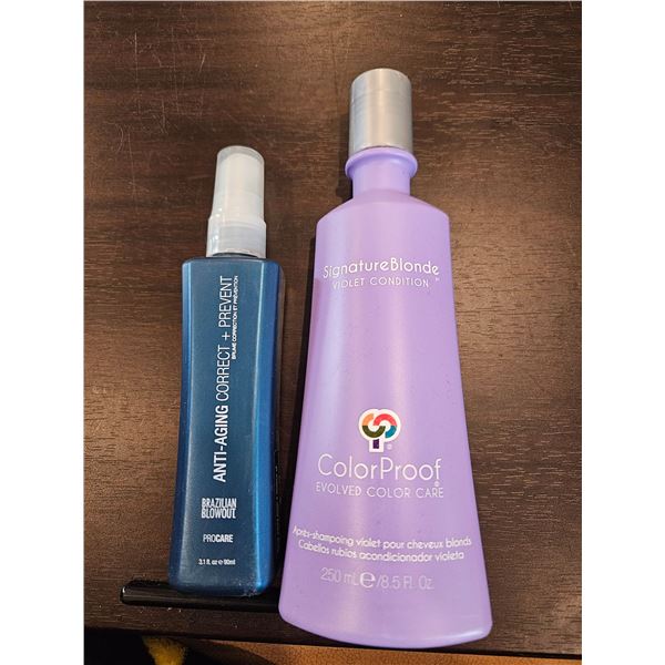 Assorted hair products