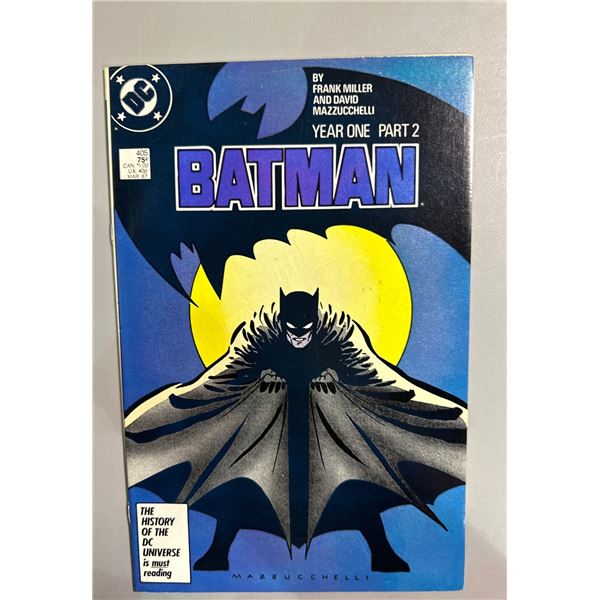 Batman #405 (1987) DC Comics - Year One Part 2 - Frank Miller