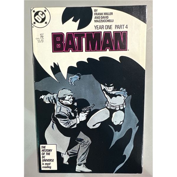 Batman #407 (1987, DC) - Frank Miller, Year One Part 4