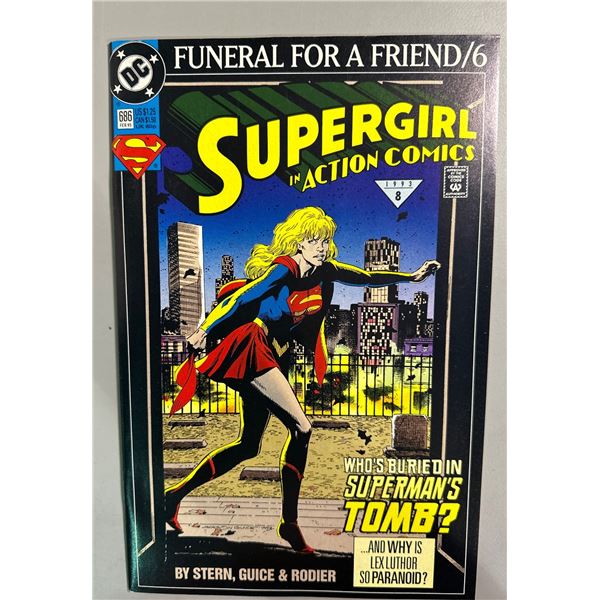 Action Comics #686 (1993) DC Comics Funeral for a Friend Pt. 6 Supergirl