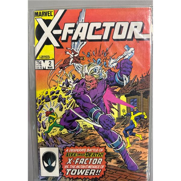 X-Factor #2 (Marvel, 1986) 1st Appearance of Tower & Artie Maddicks