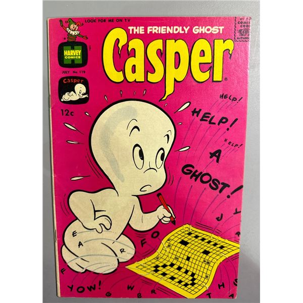 The Friendly Ghost Casper #119 (Harvey Comics, 1968) Silver Age