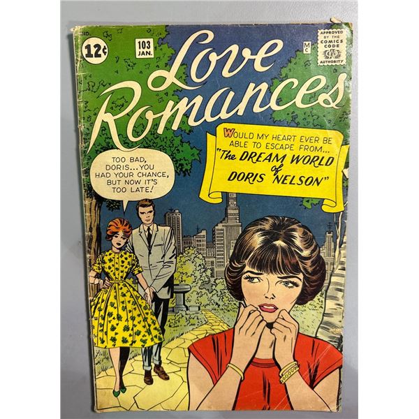 Love Romances #103 (Male Publishing, 1963) "The Dream World of Doris Nelson"