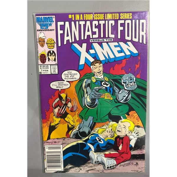 Fantastic Four Versus The X-Men #1 Comic (Marvel, 1987) Limited Series