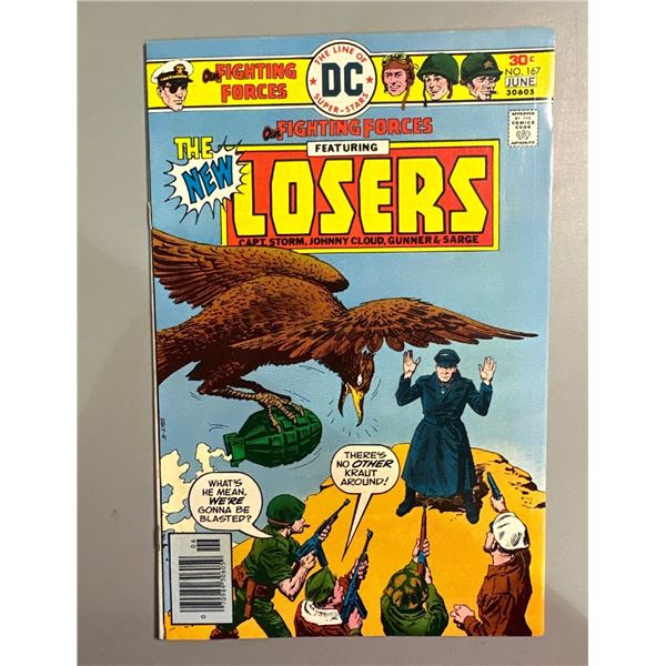 Our Fighting Forces #167 (DC, 6/76) The New Losers Capt. Storm Comic
