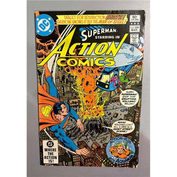 Action Comics #529 (DC, 1982) Superman - George PÃ©rez Cover Art