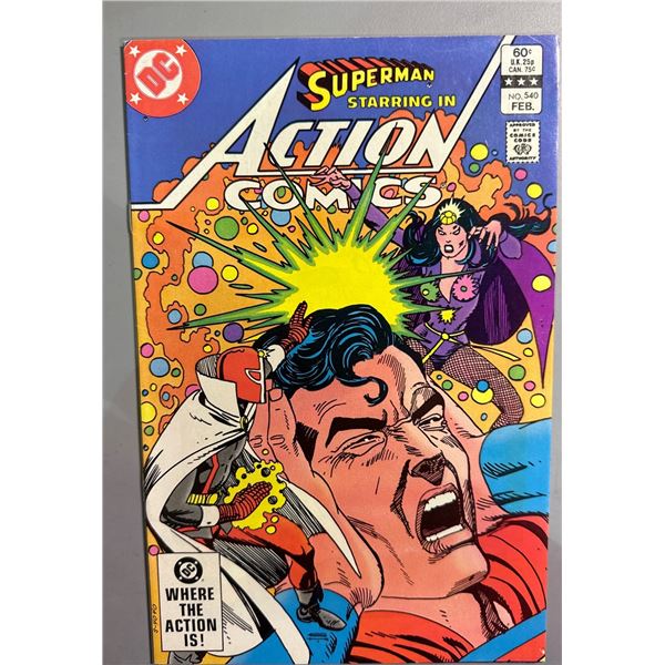 Action Comics #540 (DC Comics, 1983) Superman - Lego Ad Back Cover