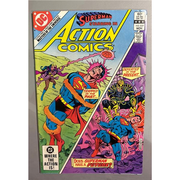 Action Comics #537 (DC, 1982) Superman, Masters of the Universe Preview