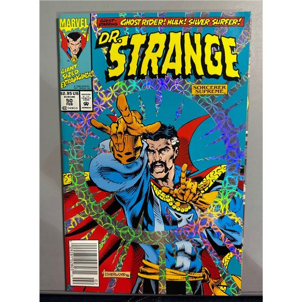 Dr. Strange Sorcerer Supreme #50 (1992 Marvel) Foil Cover Ghost Rider Hulk