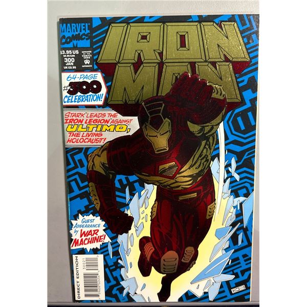 Iron Man #300 (Jan 1994) Marvel Comics - 300th Anniversary Foil Cover