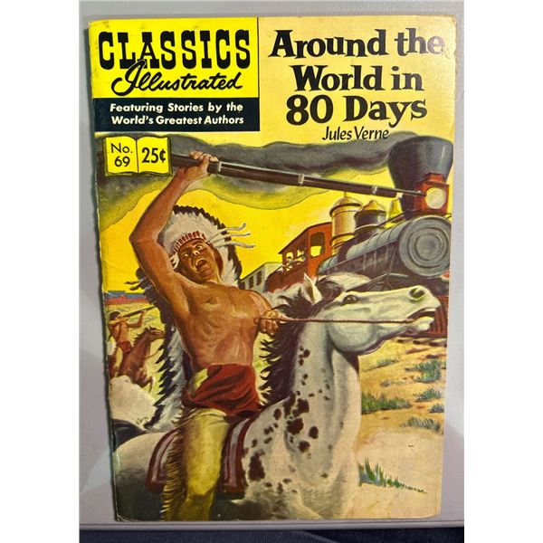 Classics Illustrated #69 Around the World in 80 Days (Jules Verne) Comic