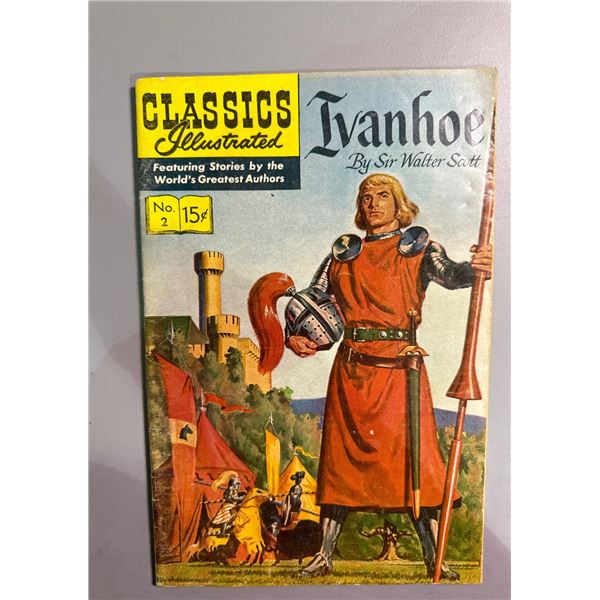 Classics Illustrated #2 Ivanhoe Comic Book (Gilberton, 15Â¢)