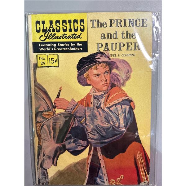 Classics Illustrated #29 The Prince and the Pauper Comic Book (1964)