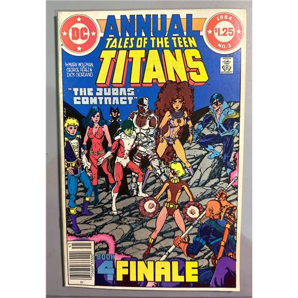 Tales of the Teen Titans Annual #3 (DC, 1984) The Judas Contract Finale