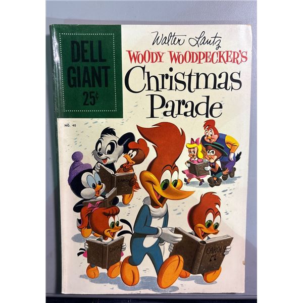 Dell Giant Woody Woodpecker's Christmas Parade No. 40 Comic Book (1960)