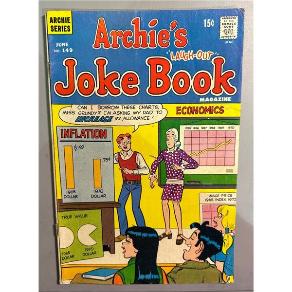 Archie's Laugh-Out Joke Book Magazine #149 (Archie Comics, June 1970)