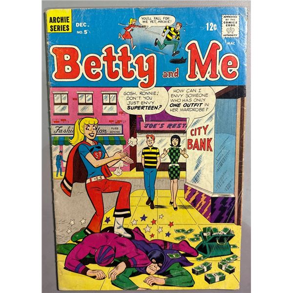 Betty and Me #5 (Archie, 1966) Archie Series Comic Book