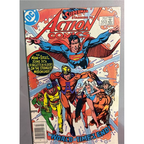 Action Comics #553 (DC, 1984) Superman & The Forgotten Heroes