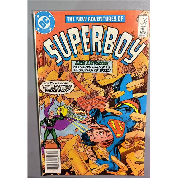 The New Adventures of Superboy #48 (DC, 1983) Lex Luthor Cover