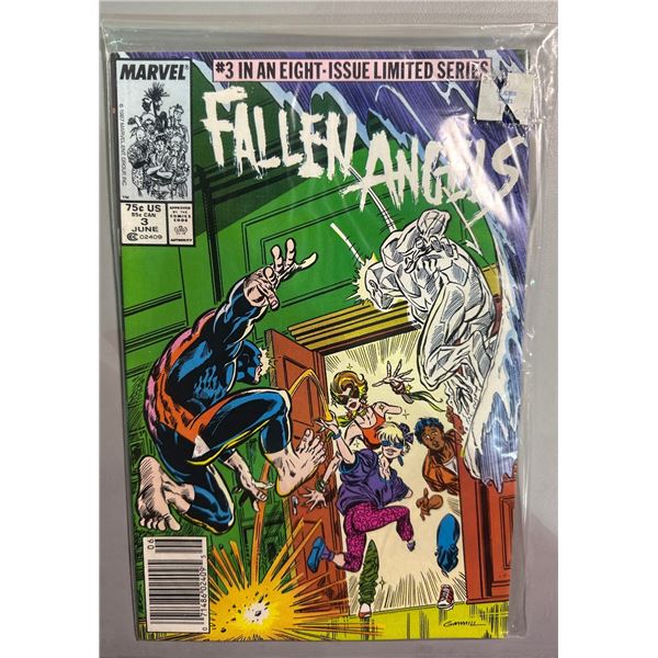 Fallen Angels #3 (Marvel, 1987) 3rd Issue in 8-Issue Limited Series