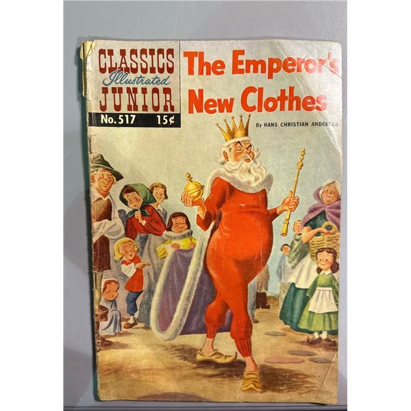 Classics Illustrated Junior #517 The Emperor's New Clothes (1955) Comic Book
