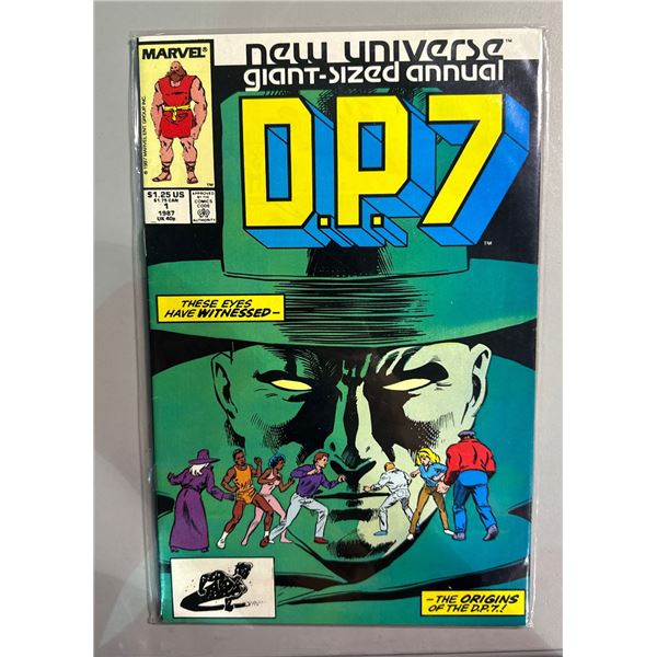 DP7 Annual #1 (Marvel Comics, 1987) Giant-Sized New Universe