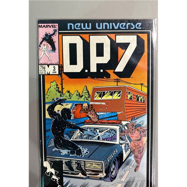 D.P. 7 #3 (Marvel Comics, 1987) New Universe Copper Age