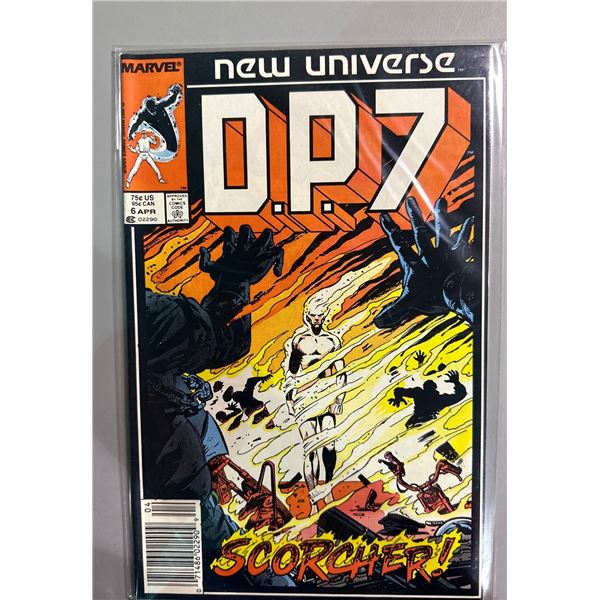 D.P. 7 #6 (Marvel Comics, 1987) New Universe Copper Age