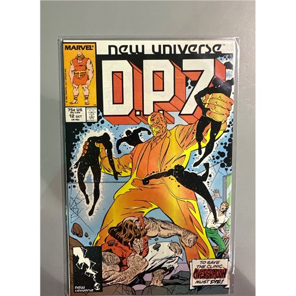 DP 7 #12 (Marvel, 1987) New Universe Comic - Overshadow Must Die!