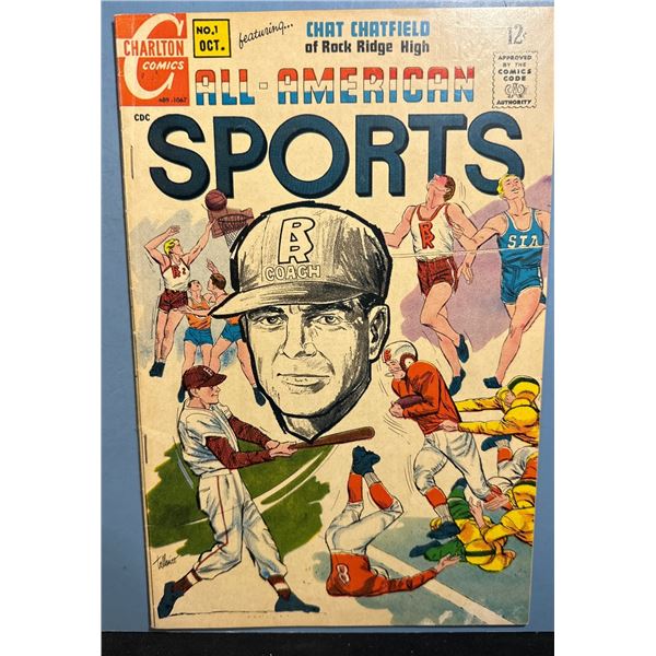 All-American Sports #1 (Charlton Comics, 1967) Chat Chatfield