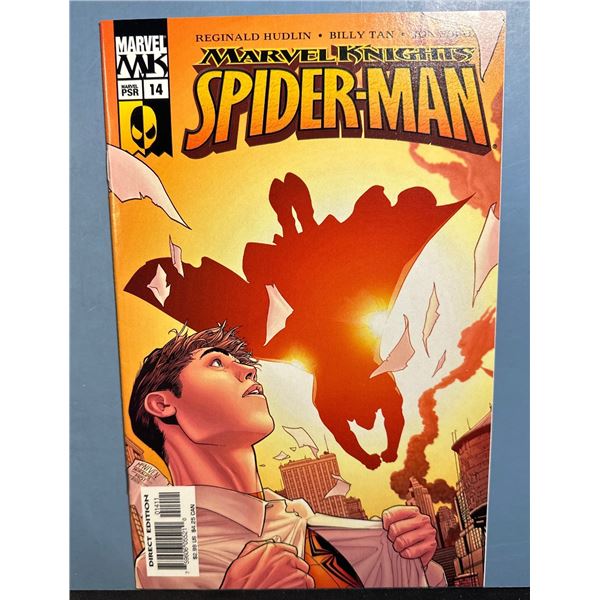 Marvel Knights Spider-Man #14 (2005) Hudlin & Tan, Direct Edition, PSR