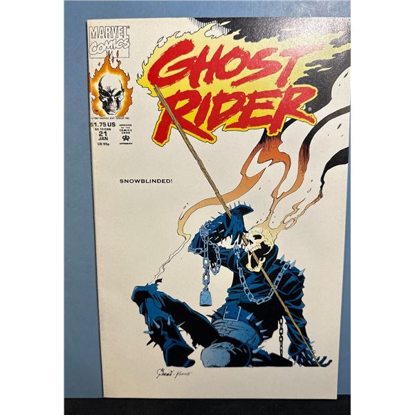 Ghost Rider #21 (Marvel Comics, 1991) "Snowblinded!" - High Grade
