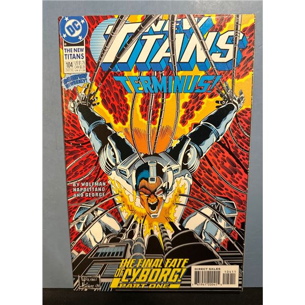 The New Titans #104 (DC Comics, 1993) Terminus! The Final Fate of Cyborg!