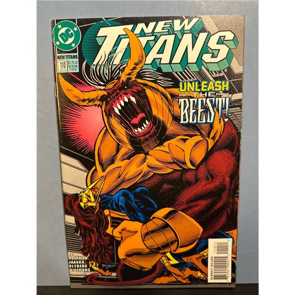 The New Titans #110 (DC, 1994) Unleash the Beast! NBA Jam Ad