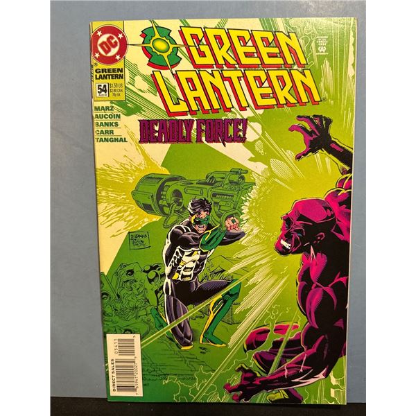 Green Lantern #54 (1994) DC Comics 'Deadly Force!' Kyle Rayner Comic