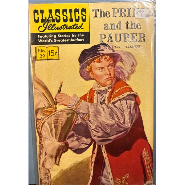 Classics Illustrated #29 The Prince and the Pauper (Gilberton, 1946)