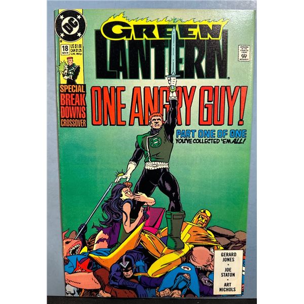 Green Lantern (1990) #18 DC Comics | One Angry Guy! Breakdowns Crossover