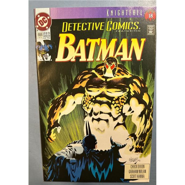 Detective Comics #666 (Sep 1993) DC Comics Knightfall Part 18 Batman Bane