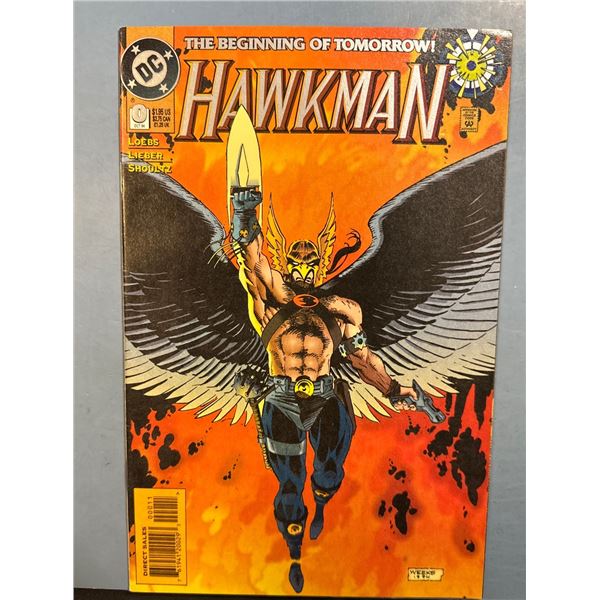 Hawkman #0 (DC Comics, 1994) The Beginning of Tomorrow! Zero Hour